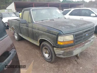 1995 Ford F-150 with VIN 1FTDF15YXSLB01360, listed as a IAAI auction lot 41505380 with 1 mi miles. Bid and sale history available at carsss.com. Image 1.
