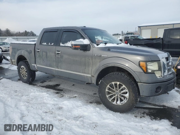 2011 Ford F-150 XL with VIN 1FTFW1EF2BFA90506, listed as a Copart auction lot 42308235 with 144,592 mi miles and Salvage Title. Bid and sale history available at carsss.com. Image 4.