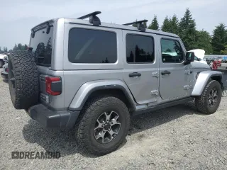 2018 Jeep Wrangler Unlimited Sahara with VIN 1C4HJXEG9JW231976, listed as a Copart auction lot 62427345 with 54,127 mi miles and Salvage title. Bid and sale history available at DreamBid. Image 3.