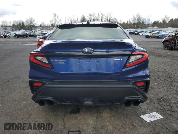 2022 Subaru WRX Premium с VIN JF1VBAF65N9033019, выставлен на аукционе Copart как лот 49658595 с пробегом 7 997 миль миль и Списание • Salvage title. История ставок и продаж доступна на DreamBid. Изображение 6.