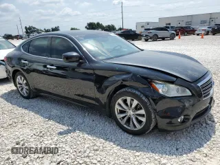 2011 Infiniti M with VIN JN1BY1AP8BM325853, listed as a Copart auction lot 67599954 with 158,303 mi miles and Salvage Title. Bid and sale history available at DreamBid. Image 4.