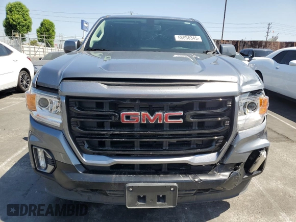 2022 GMC Canyon 2WD Elevation с VIN 1GTH5CEN2N1277034, выставлен на аукционе Copart как лот 58058345 с пробегом 50 853 миль миль и Списание • Salvage title. История ставок и продаж доступна на DreamBid. Изображение 5.