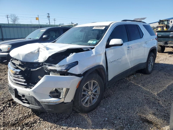 2023 Chevrolet Traverse LT Cloth with VIN 1GNEVGKW8PJ164951, listed as a Copart auction lot 49990805 with 43,618 mi miles and Salvage Title. Bid and sale history available at carsss.com. Image 1.