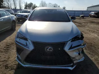 2020 Lexus NX with VIN JTJSARDZ2L5003795, listed as a Copart auction lot 49155345 with 63,046 mi miles and Salvage Title. Bid and sale history available at carsss.com. Image 5.