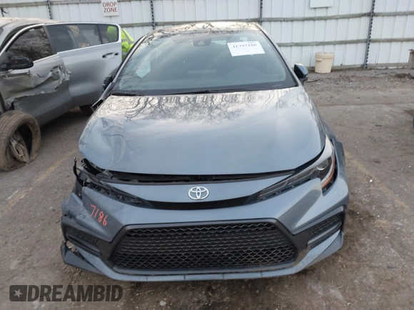 2022 Toyota Corolla SE with VIN 5YFS4MCE6NP120572, listed as a IAAI auction lot 41797186 with 36,471 mi miles. Bid and sale history available at carsss.com. Image 11.
