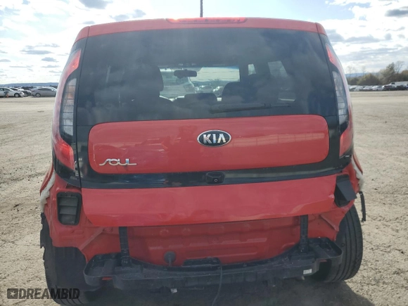 2018 Kia Soul + with VIN KNDJP3A57J7610658, listed as a Copart auction lot 52412975 with 129,255 mi miles and Salvage Title. Bid and sale history available at carsss.com. Image 6.