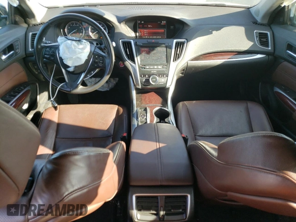 2016 Acura TLX Advance with VIN 19UUB2F78GA006081, listed as a Copart auction lot 66245104 with 94,409 mi miles and Salvage title. Bid and sale history available at DreamBid. Image 8.