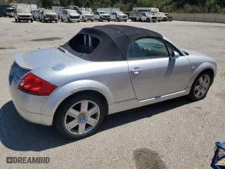 2003 Audi TT with VIN TRUTC28NX31004027, listed as a Copart auction lot 63851004 with 106,252 mi miles and Clean Title. Bid and sale history available at carsss.com. Image 3.