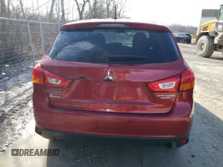 2014 Mitsubishi Outlander Sport ES with VIN 4A4AR3AUXEE008476, listed as a Copart auction lot 49555835 with 184,418 mi miles and Clean Title. Bid and sale history available at carsss.com. Image 6.