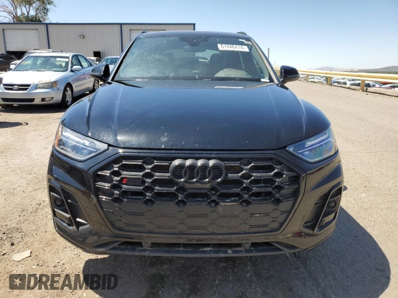 2023 Audi SQ5 Premium Plus with VIN WA1B4AFY9P2079953, listed as a Copart auction lot 61446414 with 37,100 mi miles and Salvage Title. Bid and sale history available at carsss.com. Image 5.