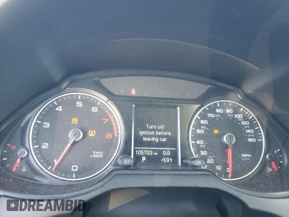 2017 Audi Q5 Premium with VIN WA1C2AFP5HA050958, listed as a Copart auction lot 88754155 with 105,703 mi miles and Salvage Title. Bid and sale history available at carsss.com. Image 9.