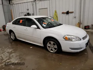 2012 Chevrolet Impala LS Fleet with VIN 2G1WF5E33C1277011, listed as a Copart auction lot 51274655 with Not Provided miles and Non Repairable. Bid and sale history available at DreamBid. Image 4.