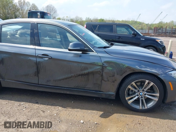 2017 BMW 3 Series 330i with VIN WBA8B9G37HNU55487, listed as a IAAI auction lot 41990068 with 50,418 mi miles. Bid and sale history available at carsss.com. Image 6.