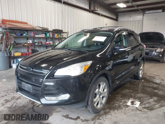 2015 Ford Escape Titanium with VIN 1FMCU9J98FUC70495, listed as a IAAI auction lot 41978543 with 129,974 mi miles. Bid and sale history available at carsss.com. Image 17.