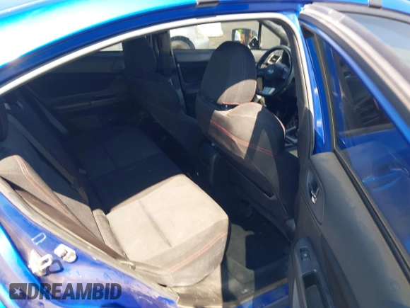 2015 Subaru WRX Premium with VIN JF1VA1D60F9830818, listed as a IAAI auction lot 40010134 with 120,575 mi miles and . Bid and sale history available at DreamBid. Image 8.