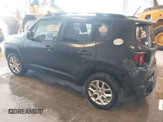 2017 Jeep Renegade Latitude with VIN ZACCJBBB4HPF21586, listed as a IAAI auction lot 41563503 with 134,606 mi miles. Bid and sale history available at carsss.com. Image 3.
