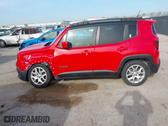 2015 Jeep Renegade Latitude with VIN ZACCJABT0FPB53417, listed as a IAAI auction lot 41861385 with 152,005 mi miles. Bid and sale history available at carsss.com. Image 14.