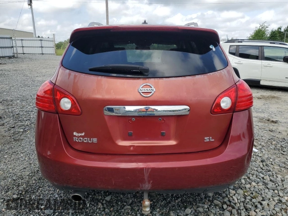 2011 Nissan Rogue SV with VIN JN8AS5MT8BW174449, listed as a Copart auction lot 51054955 with 192,636 mi miles and Salvage Title. Bid and sale history available at carsss.com. Image 6.