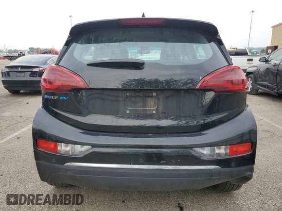 2017 Chevrolet Bolt EV LT with VIN 1G1FW6S06H4188450, listed as a Copart auction lot 58195805 with 52,093 mi miles and Salvage title. Bid and sale history available at DreamBid. Image 6.