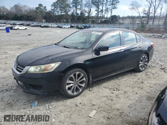 2014 Honda Accord Sport with VIN 1HGCR2F55EA271091, listed as a Copart auction lot 44629425 with 133,161 mi miles and Salvage Title. Bid and sale history available at DreamBid. Image 1.
