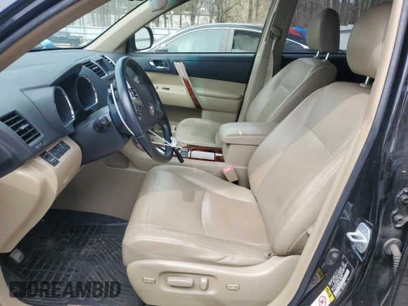 2012 Toyota Highlander Hybrid Limited with VIN JTEDC3EH2C2009148, listed as a Copart auction lot 49778395 with 0 mi miles and Clean Title. Bid and sale history available at carsss.com. Image 7.
