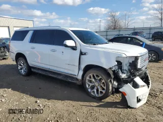 2023 GMC Yukon XL Denali with VIN 1GKS2JKL2PR173447, listed as a Copart auction lot 50106955 with 26,753 mi miles and Salvage Title. Bid and sale history available at carsss.com. Image 4.