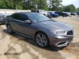 2020 Acura TLX Technology with VIN 19UUB3F40LA001110, listed as a Copart auction lot 57134585 with 131,507 mi miles and Salvage title. Bid and sale history available at DreamBid. Image 4.