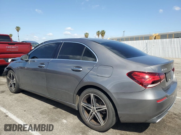 2019 Mercedes-Benz A 220 with VIN WDD3G4EB9KW025155, listed as a Copart auction lot 51772315 with 46,401 mi miles and Salvage Title. Bid and sale history available at DreamBid. Image 2.