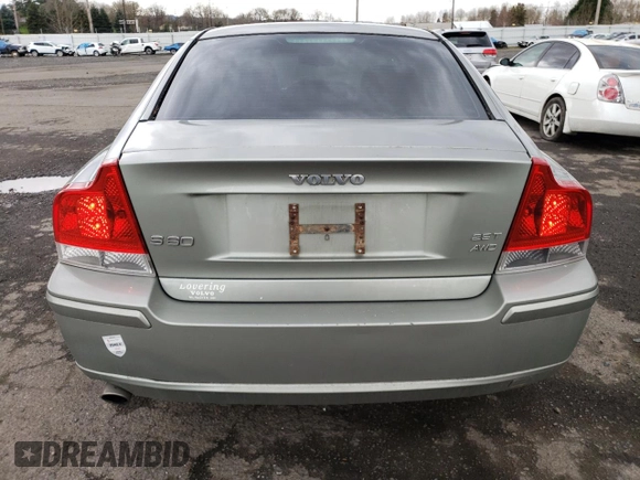 2007 Volvo S60 2.5L Turbo with VIN YV1RH592672630115, listed as a Copart auction lot 49657345 with 188,225 mi miles and Clean Title. Bid and sale history available at carsss.com. Image 6.