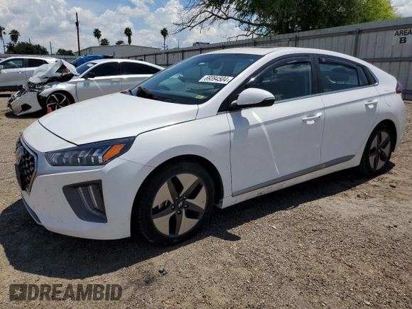 2022 Hyundai Ioniq SEL z VIN KMHC85LC9NU282868, wystawiony jako Copart lot #69394504 z przebiegiem 60 053 mil mil oraz Szkoda całkowita • Salvage title. Historia ofert i sprzedaży dostępna na DreamBid. Obrazek 1.