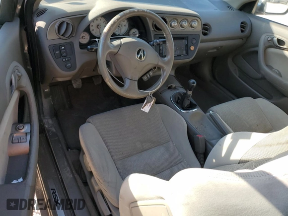 2005 Acura RSX z VIN JH4DC53815S001465, wystawiony jako Copart lot #77030044 z przebiegiem 163 371 mil mil oraz Szkoda całkowita • Salvage title. Historia ofert i sprzedaży dostępna na DreamBid. Obrazek 8.