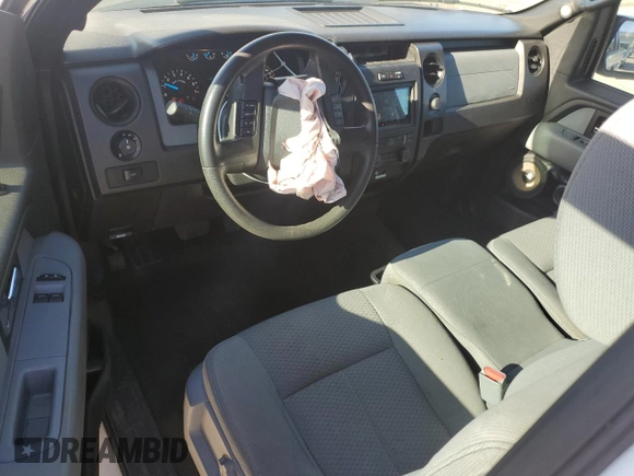 2013 Ford F-150 XL with VIN 1FTMF1CF2DFC41969, listed as a Copart auction lot 49729085 with 195,243 mi miles and Salvage title. Bid and sale history available at DreamBid. Image 8.