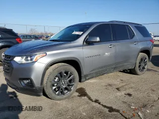 2021 Chevrolet Traverse RS with VIN 1GNERJKW2MJ173710, listed as a Copart auction lot 50771585 with 36,490 mi miles and Salvage Title. Bid and sale history available at carsss.com. Image 1.