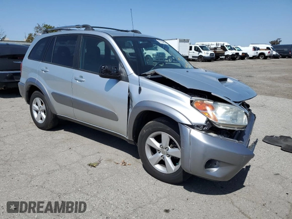 2005 Toyota RAV4 with VIN JTEGD20V750076814, listed as a Copart auction lot 51793955 with 94,549 mi miles and Salvage Title. Bid and sale history available at carsss.com. Image 4.