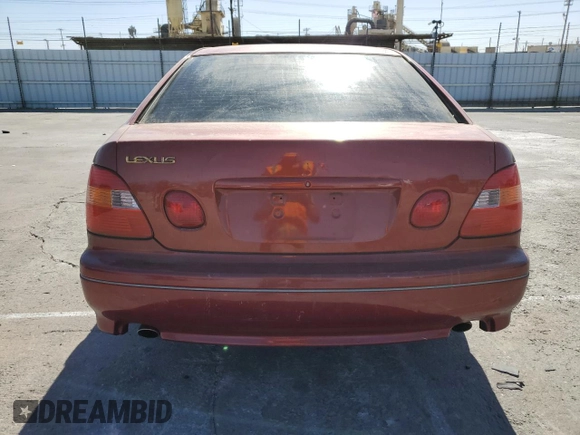 1998 Lexus GS 300 z VIN JT8BD68S1W0001428, wystawiony jako Copart lot #76939694 z przebiegiem 204 519 mil mil oraz Szkoda całkowita • Salvage title. Historia ofert i sprzedaży dostępna na DreamBid. Obrazek 6.