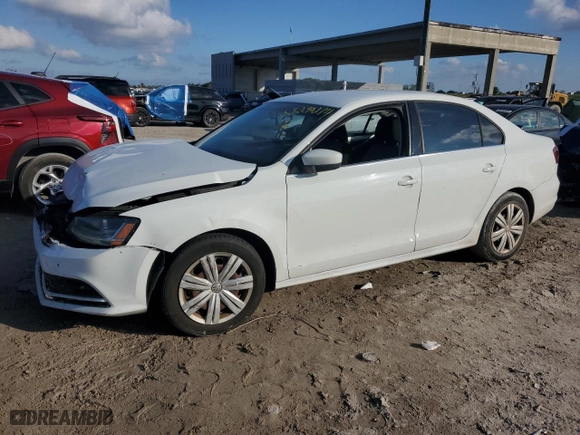 2017 Volkswagen Jetta 1.4T S with VIN 3VW2B7AJXHM249527, listed as a Copart auction lot 86290274 with 0 mi miles and Salvage Title. Bid and sale history available at carsss.com. Image 1.
