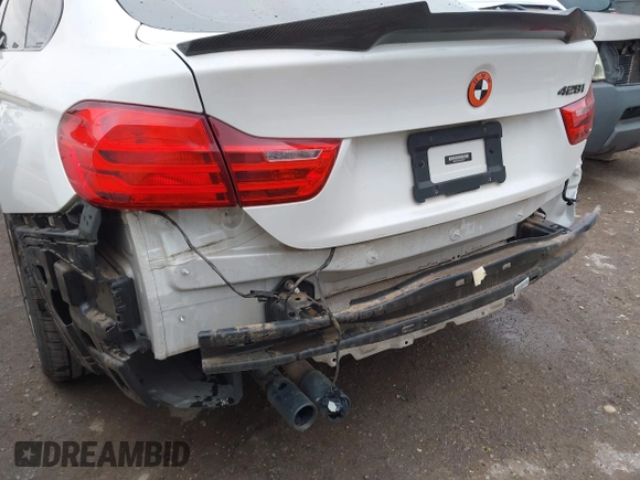 2016 BMW 4 Series 428i with VIN WBA4A9C5XGG506931, listed as a IAAI auction lot 41539868 with 91,292 mi miles. Bid and sale history available at carsss.com. Image 6.