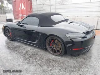 2021 Porsche 718 Boxster GTS 4.0 with VIN WP0CD2A87MS232610, listed as a IAAI auction lot 41237419 with 17,555 mi miles. Bid and sale history available at carsss.com. Image 3.