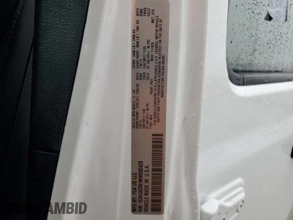 2021 Jeep Wrangler Unlimited Sport Altitude with VIN 1C4HJXDN1MW592428, listed as a Copart auction lot 79781444 with 95,493 mi miles and Salvage title. Bid and sale history available at DreamBid. Image 13.