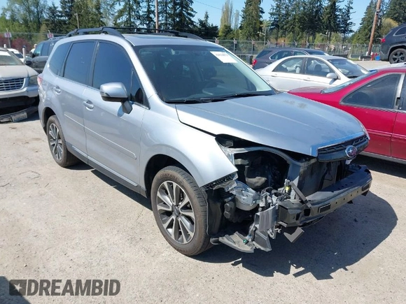 2018 Subaru Forester Touring with VIN JF2SJGWC0JH523099, listed as a IAAI auction lot 42034873 with 25,763 mi miles. Bid and sale history available at carsss.com. Image 1.
