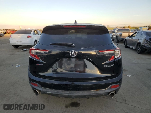 2019 Acura RDX w/A-Spec Pkg with VIN 5J8TC1H61KL008131, listed as a Copart auction lot 88170235 with 140,254 mi miles and Salvage title. Bid and sale history available at DreamBid. Image 6.