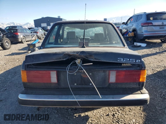 1986 BMW 3 Series z VIN WBAAE5404G1505733, wystawiony jako Copart lot #41440445 z przebiegiem 208 538 mil mil oraz Szkoda całkowita • Salvage title. Historia ofert i sprzedaży dostępna na DreamBid. Obrazek 6.