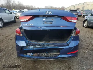2017 Hyundai Elantra SE with VIN 5NPD84LF5HH142487, listed as a Copart auction lot 49611955 with 173,285 mi miles and Salvage Title. Bid and sale history available at carsss.com. Image 6.