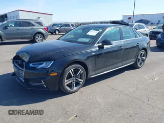 2018 Audi A4 Premium Plus with VIN WAUENAF42JA074259, listed as a IAAI auction lot 41774298 with 147,162 mi miles. Bid and sale history available at carsss.com. Image 2.