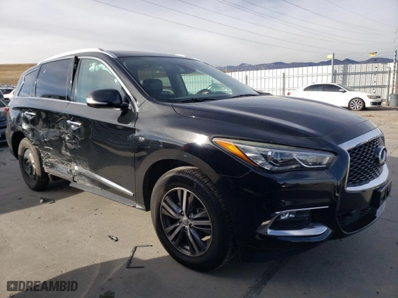 2020 Infiniti QX60 LUXE with VIN 5N1DL0MN2LC515367, listed as a Copart auction lot 82634574 with NaN miles and Salvage Title. Bid and sale history available at carsss.com. Image 4.