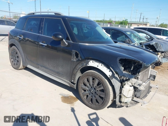 2019 MINI Countryman Cooper S with VIN WMZYT3C59K3E96486, listed as a IAAI auction lot 41938863 with 110,349 mi miles and . Bid and sale history available at DreamBid. Image 1.