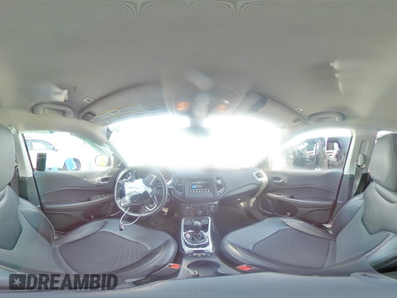 2019 Jeep Compass Altitude with VIN 3C4NJCBB7KT676938, listed as a Copart auction lot 55511795 with 17,676 mi miles and Non repairable. Bid and sale history available at DreamBid. Image 15.
