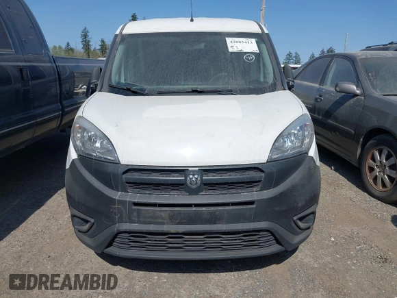 2018 Ram ProMaster City Cargo Tradesman with VIN ZFBERFAB6J6J55135, listed as a IAAI auction lot 42085413 with 124,408 mi miles. Bid and sale history available at carsss.com. Image 6.