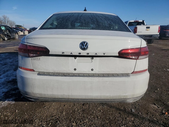 2021 Volkswagen Passat 2.0T SE with VIN 1VWSA7A39MC010387, listed as a Copart auction lot 88812115 with 43,511 mi miles and Salvage Title. Bid and sale history available at carsss.com. Image 6.