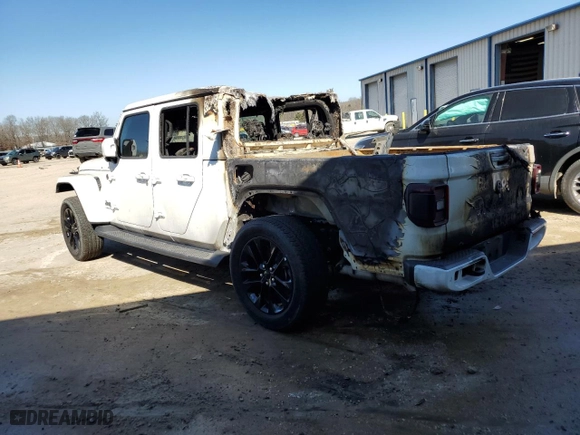 2023 Jeep Gladiator Overland with VIN 1C6HJTFGXPL550344, listed as a Copart auction lot 46659255 with 0 mi miles and Non Repairable. Bid and sale history available at carsss.com. Image 2.